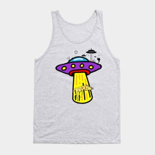 Alien Pizza Eating Tank Top